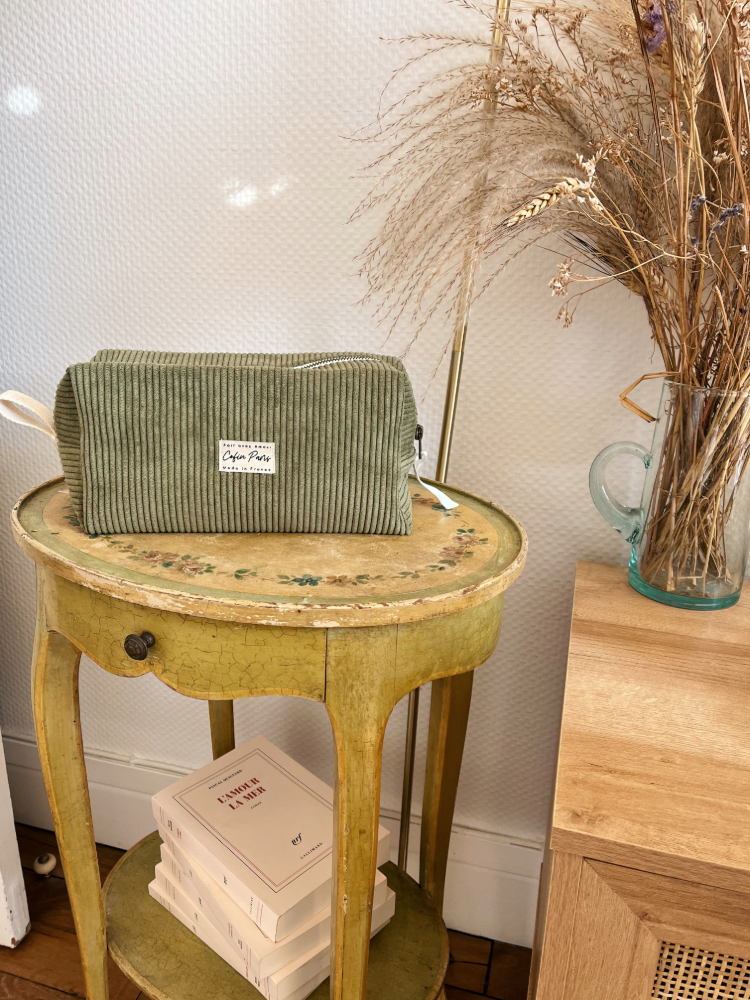 Trousse de toilette | Jeanne kaki
