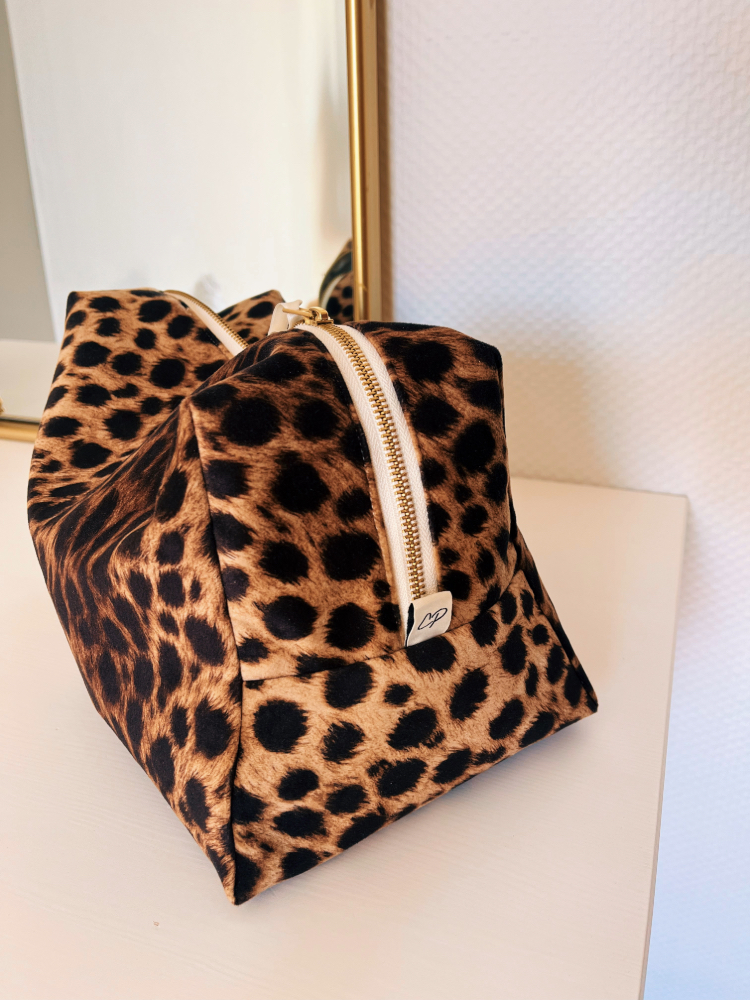 Trousse maxi | Amandine velours