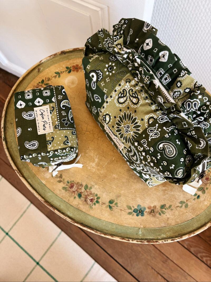 trousse de toilette bandana