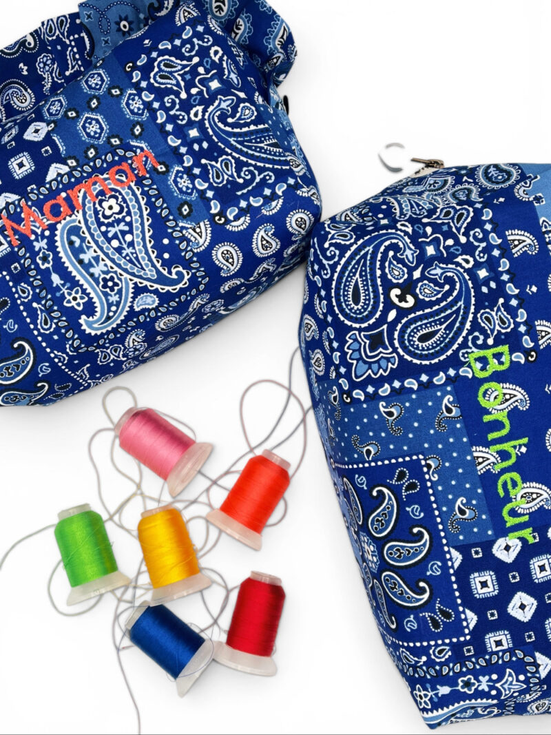 Trousse bandana personnalisable