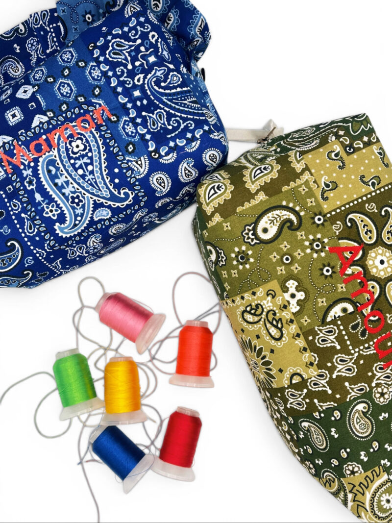 Trousse bandana personnalisable
