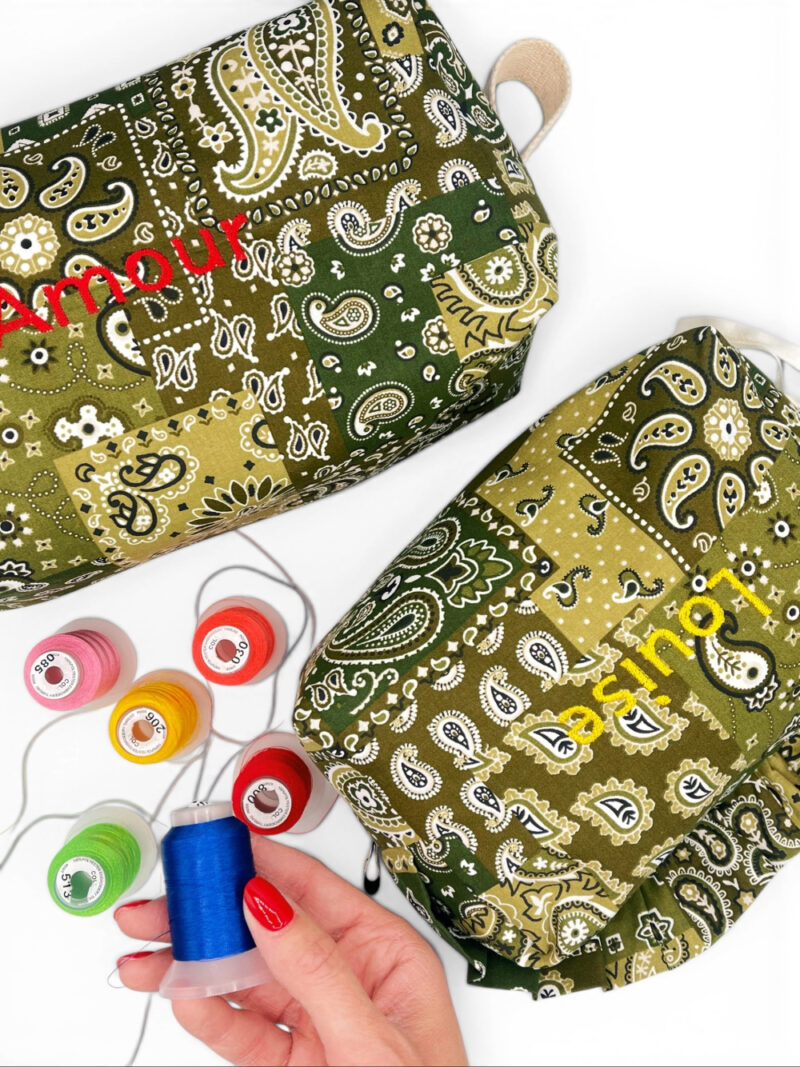 Trousse bandana personnalisable